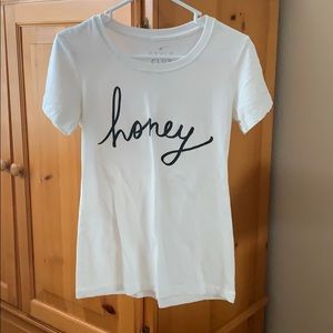 Short sleeved t-shirt.